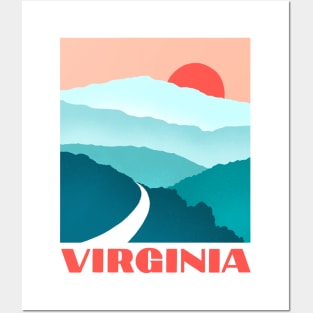 Virginia Blue Ridge Mountains Shenandoah Posters and Art